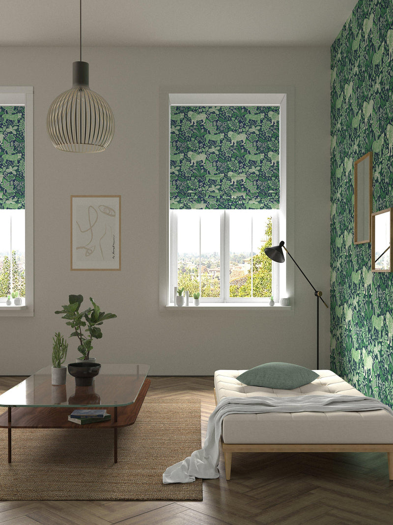 Scion Rumble in the Jungle furnishing fabric - British product