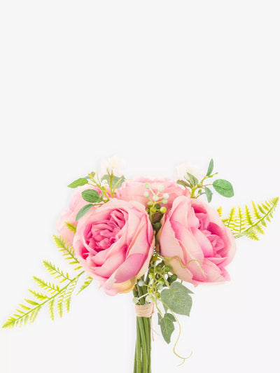 Floralsilk Bouquet de roses artificielles feuillage Fleurs artificielles