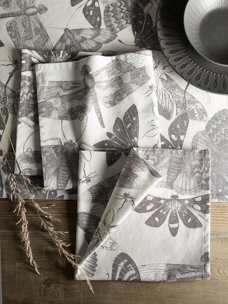 Kew Gardens butterfly cotton napkins set of 4 48x48cm, imported from the UK
