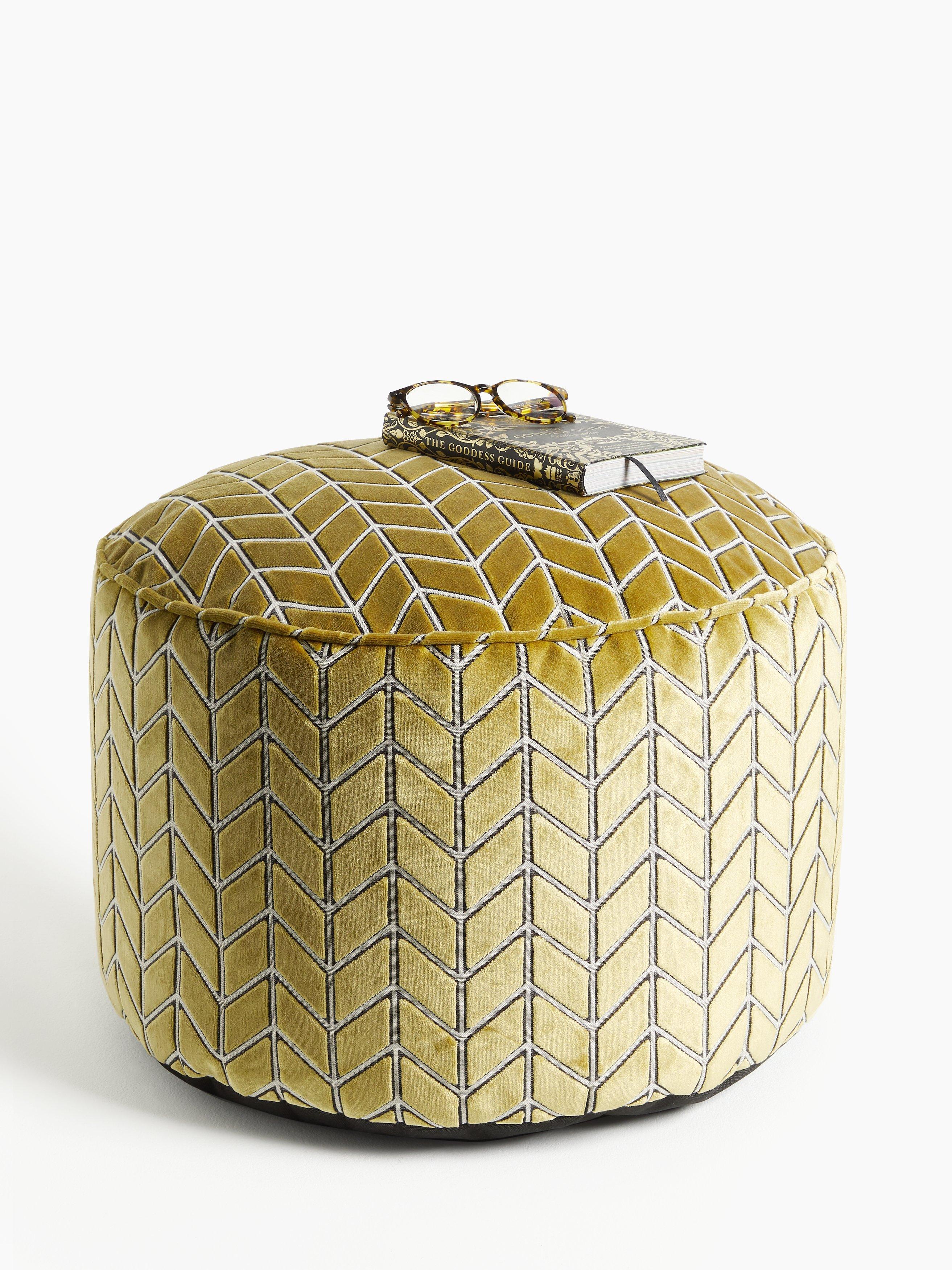 Harlequin Perplex Pouffe ochre, UK version