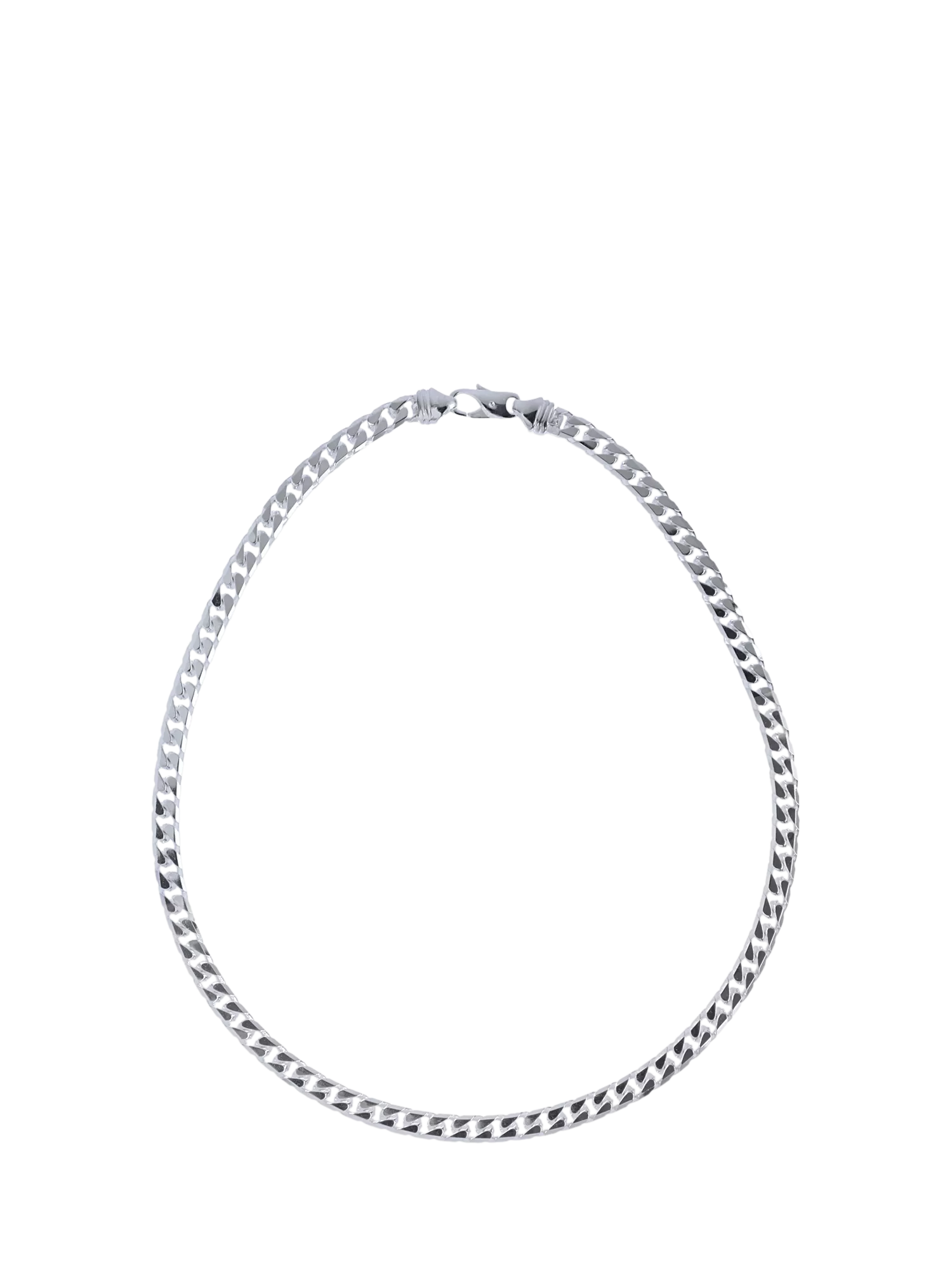 Nina B men's heavy curb chain necklace 50cm, UK version
