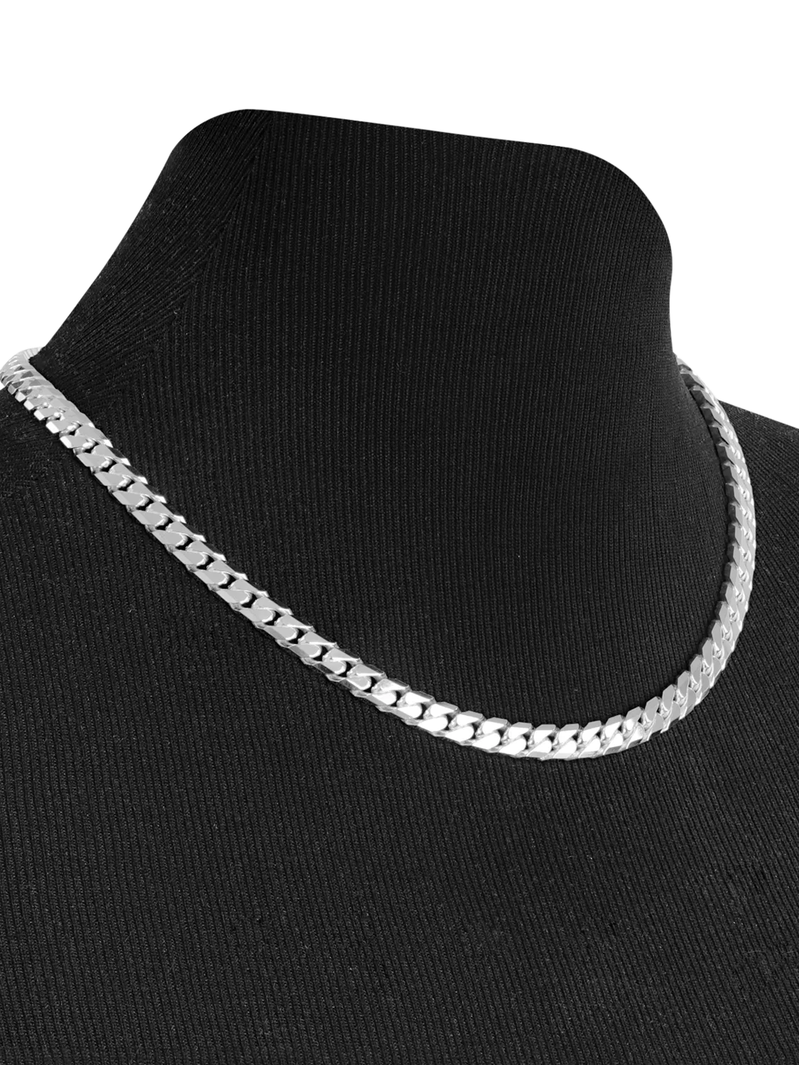 Nina B men's heavy curb chain necklace 50cm, UK version