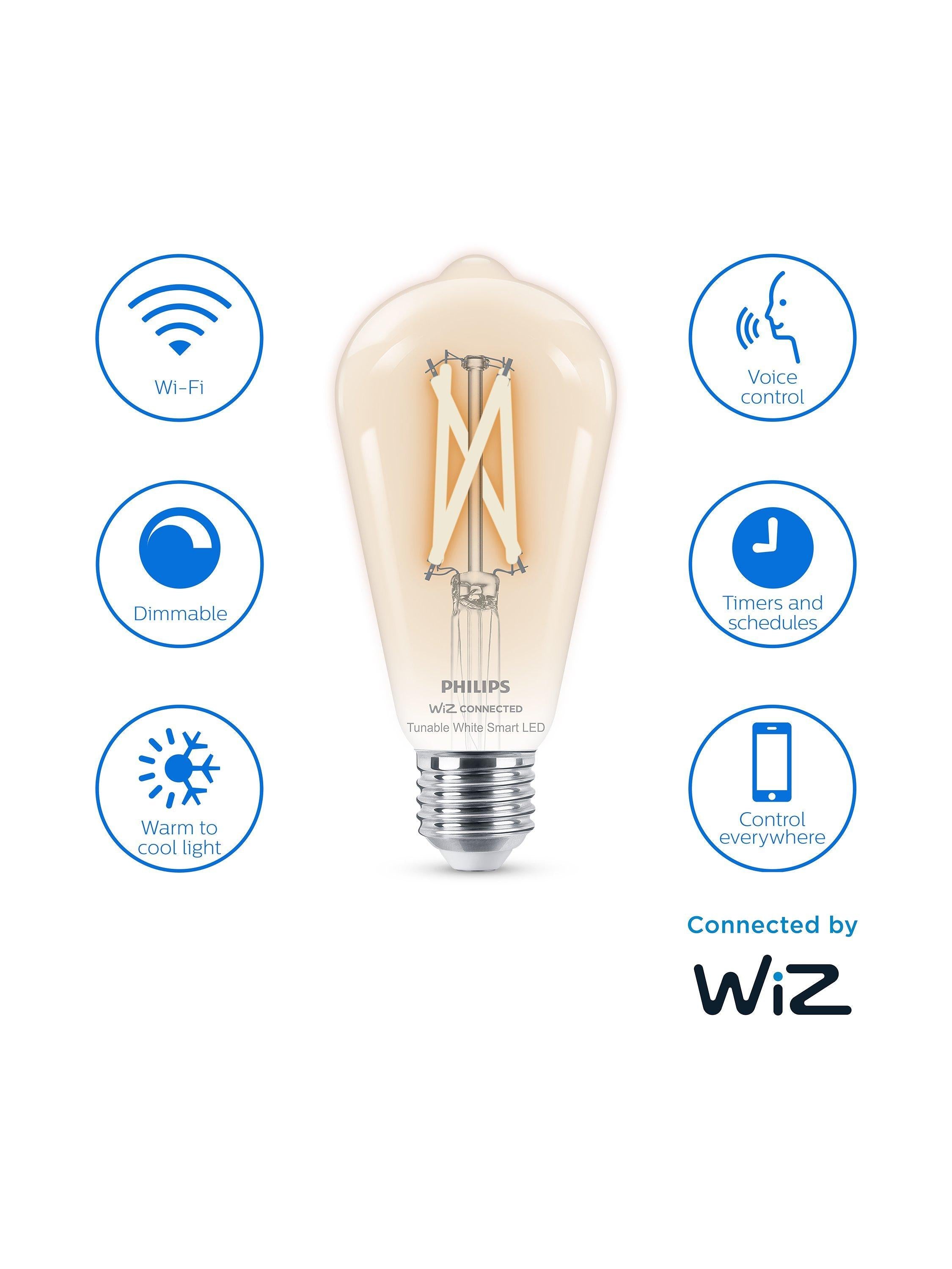Philips smart ST64 tunable LED bulb - British product