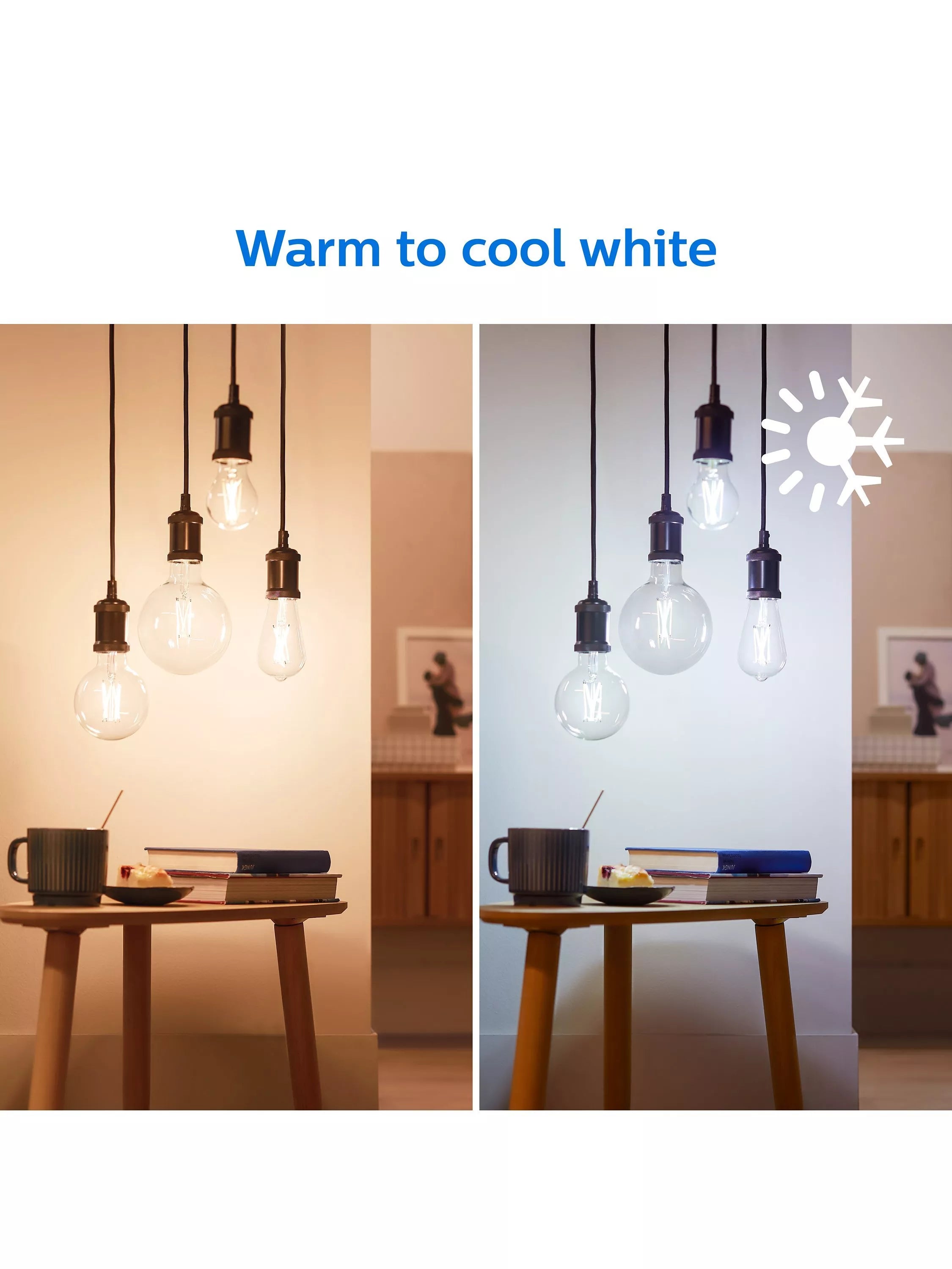 Philips smart ST64 tunable LED bulb - British product