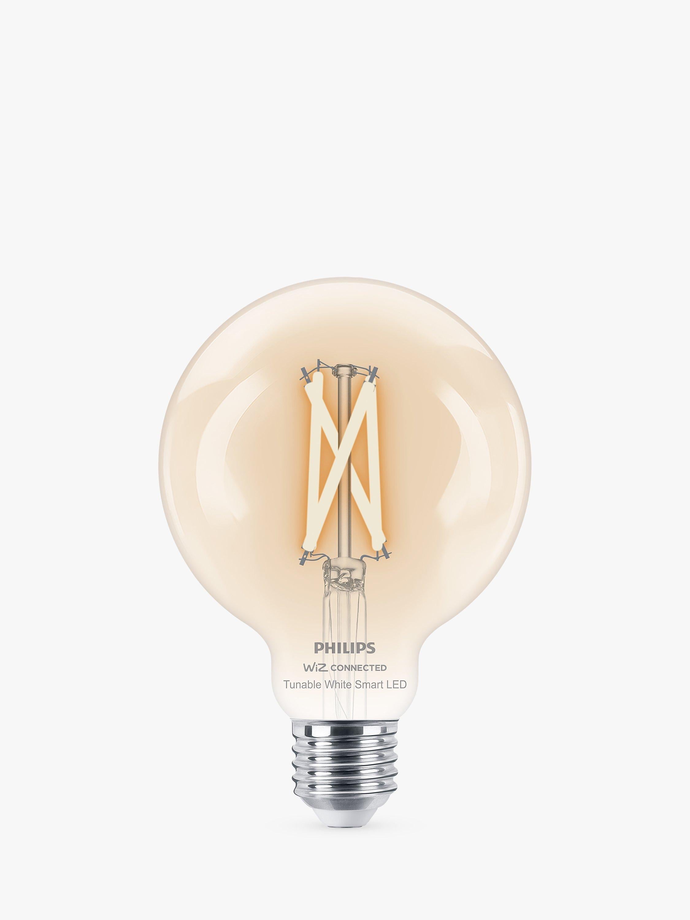 Philips G95 E27 smart LED tunable white bulb (British brand)
