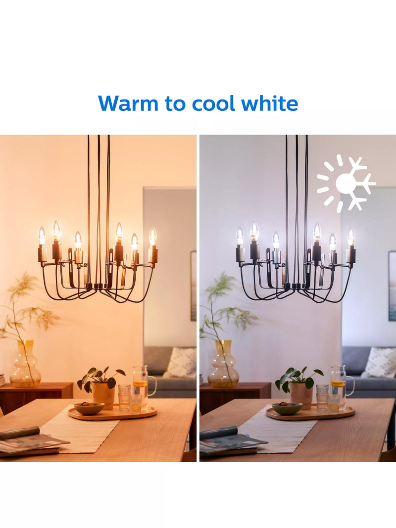 Philips Smart LED Bulb Candle E14 4.9W (British brand)