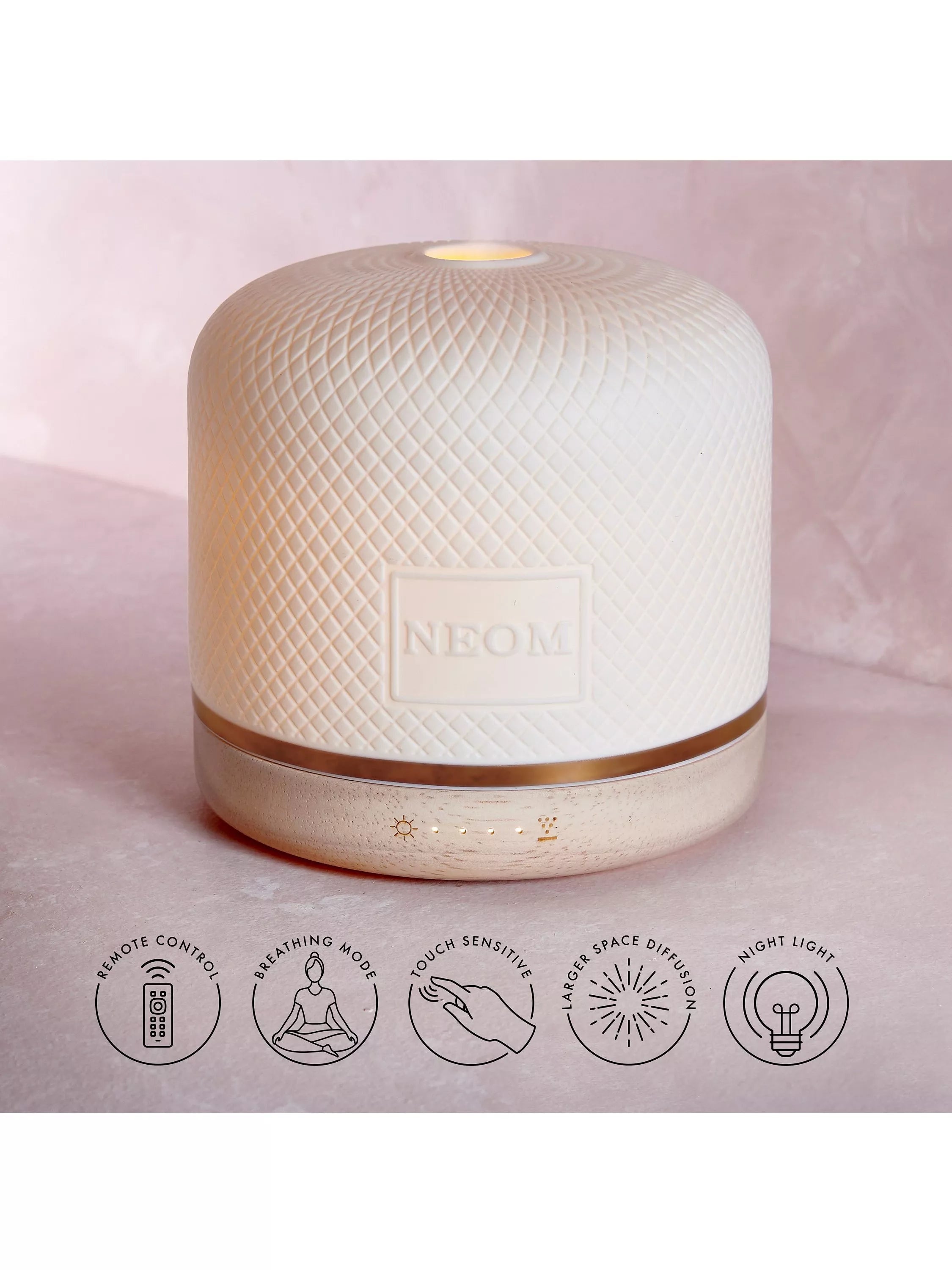 NEOM London Luxe Wellbeing Electric Diffuser Pod, imported from the UK