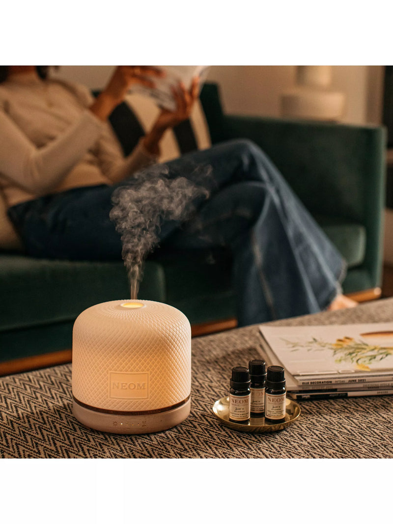 NEOM London Luxe Wellbeing Electric Diffuser Pod, imported from the UK