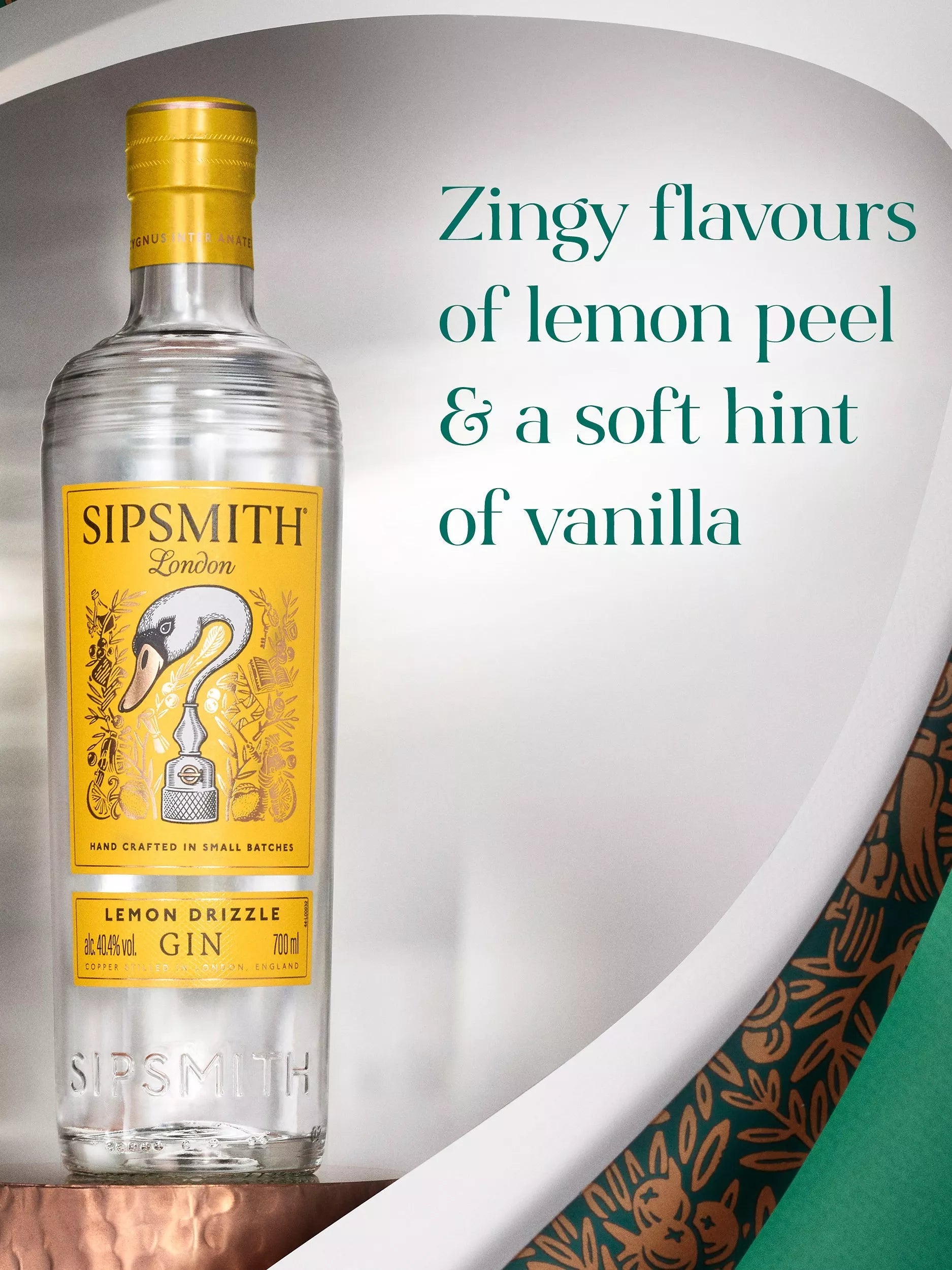 Sipsmith Lemon Drizzle Gin 70cl (British brand)