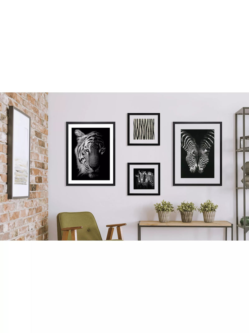 Brookpace Lascelles tiger framed print 81x65.5cm, UK version
