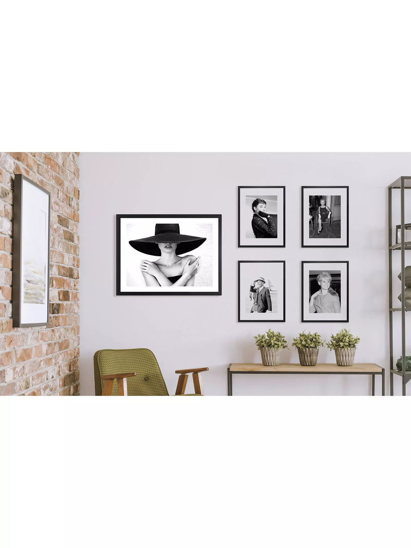 Brookpace Lascelles framed print Mystery Lady III 81x66cm (British brand)