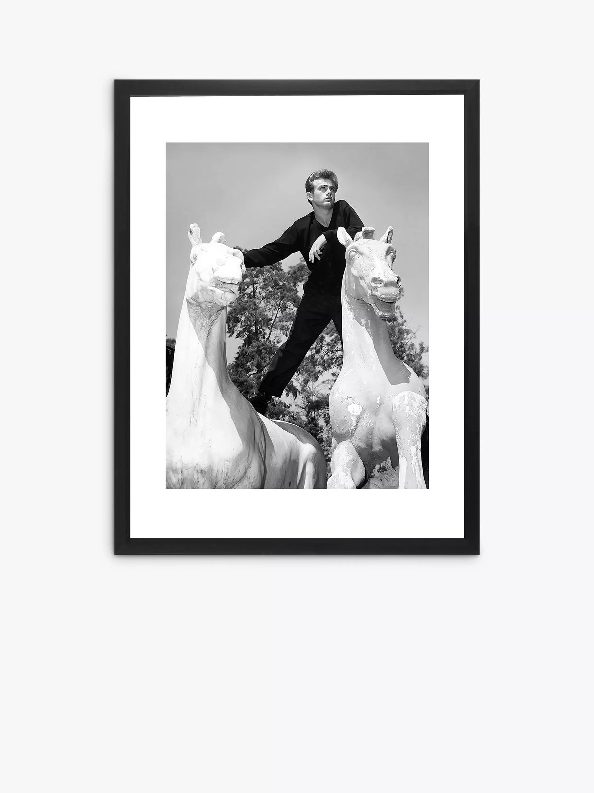 Brookpace Lascelles James Dean framed print black and white (British brand)