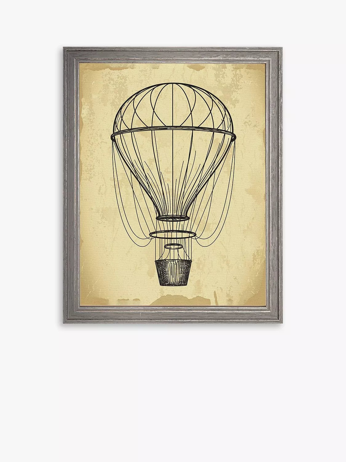 Brookpace Lascelles framed print air balloon 42x36cm (British brand)