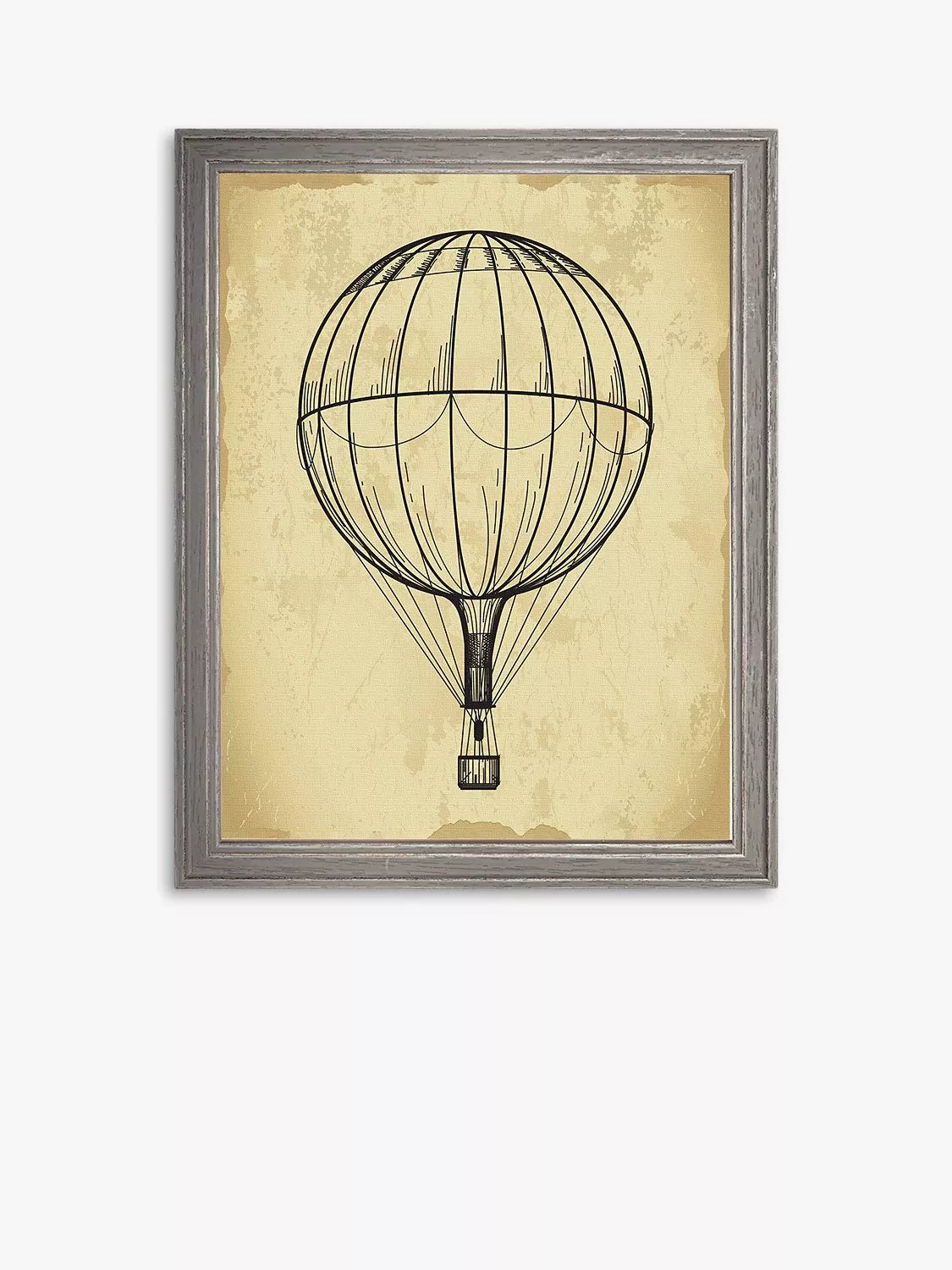 Brookpace Lascelles air balloon print 42x36cm, imported from the UK