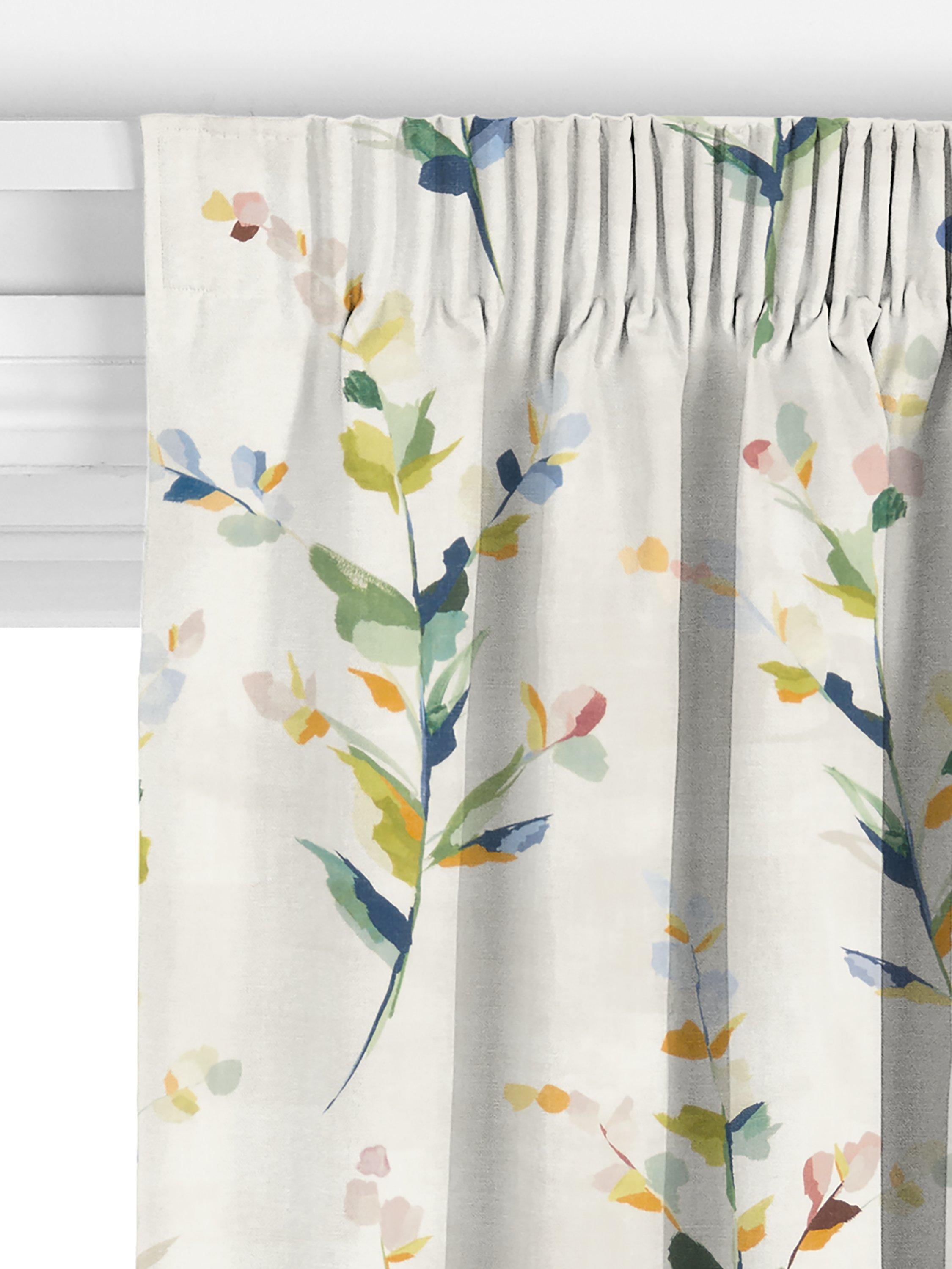 John Lewis Wildflower Sprigs made-to-measure curtains floral multi (British brand)