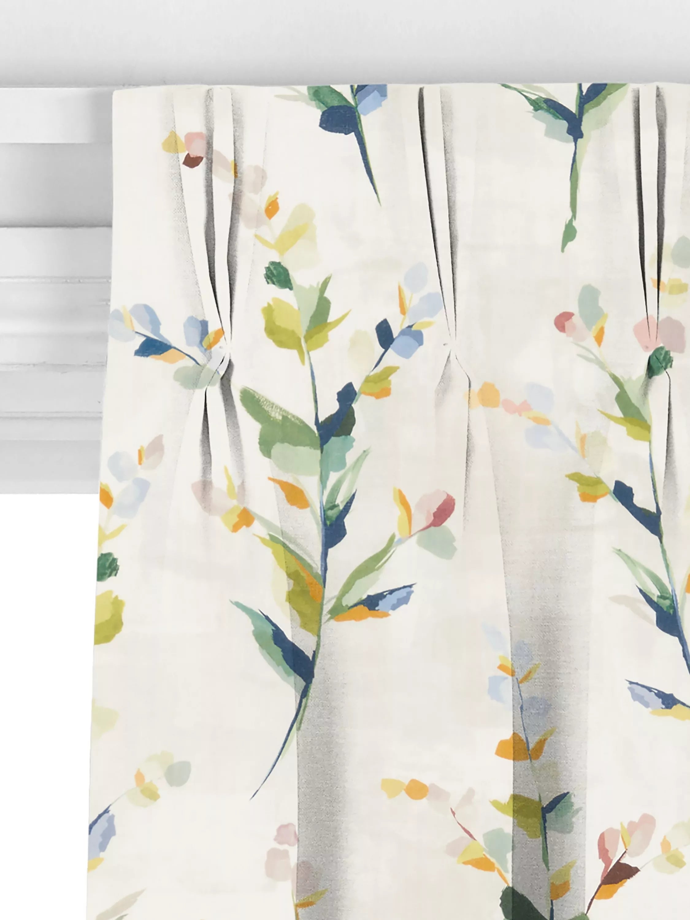 John Lewis Wildflower Sprigs made-to-measure curtains floral multi (British brand)