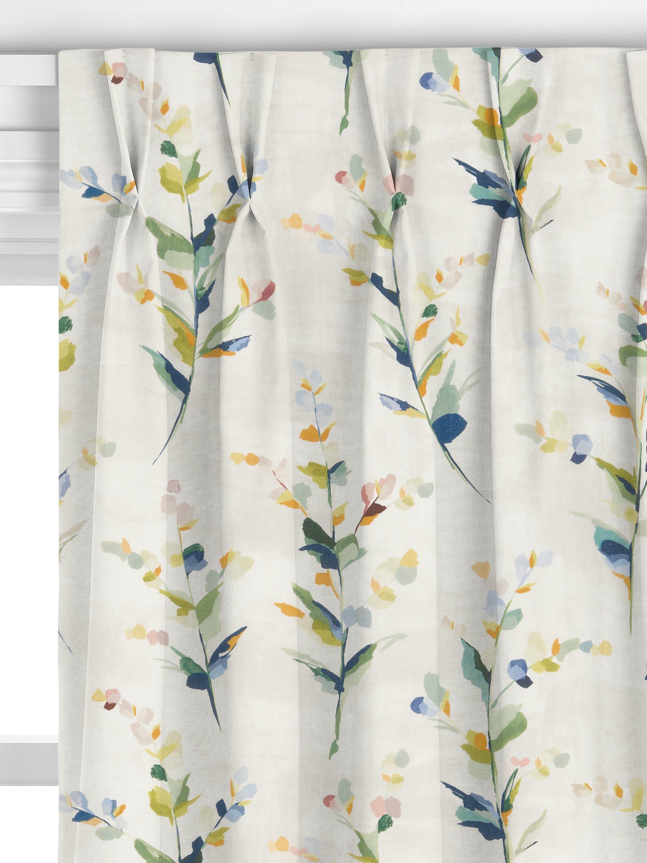 John Lewis Wildflower Sprigs made-to-measure curtains floral multi (British brand)