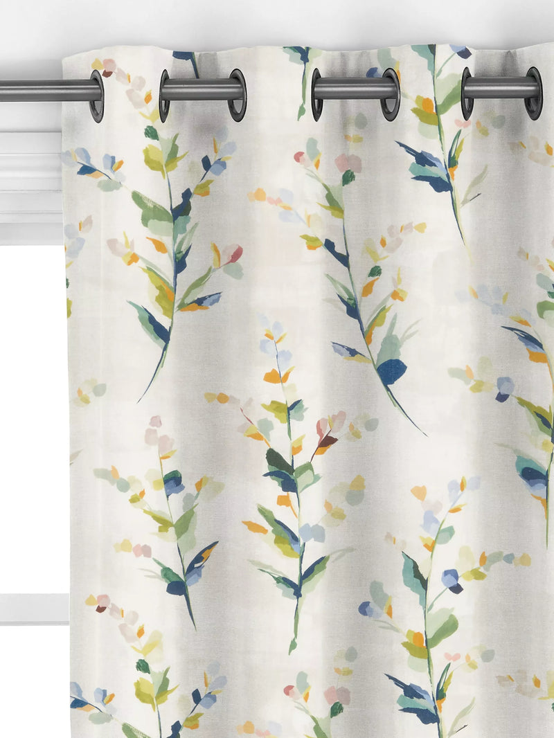 John Lewis Wildflower Sprigs made-to-measure curtains floral multi (British brand)