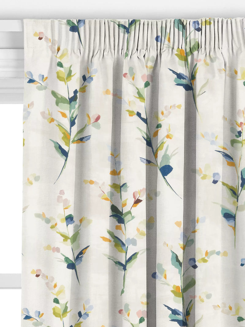 John Lewis Wildflower Sprigs made-to-measure curtains floral multi (British brand)