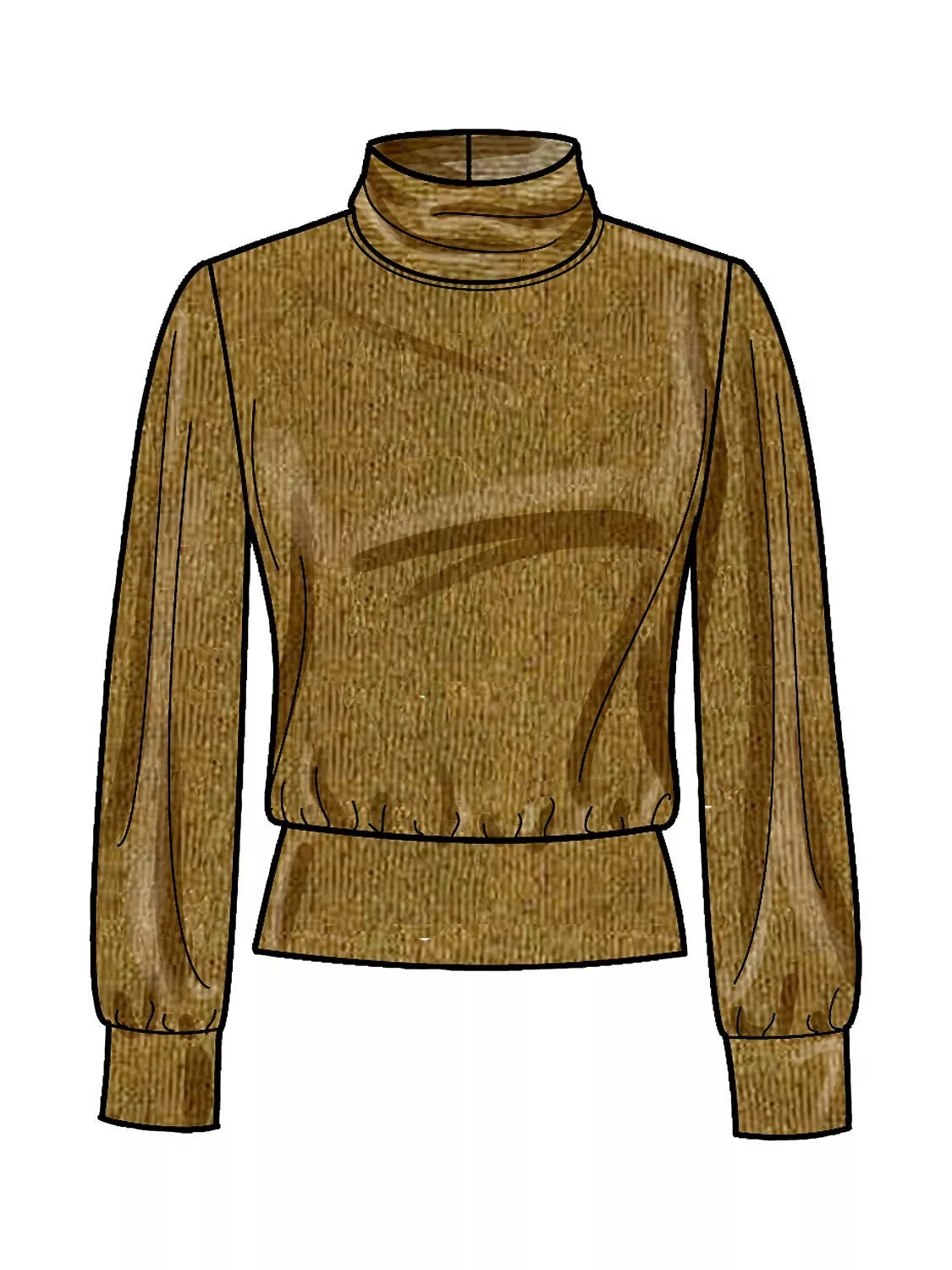 Simplicity sewing pattern women's tops 9385, UK version
