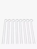 Weber steel BBQ skewer set 8 piece, imported from the UK