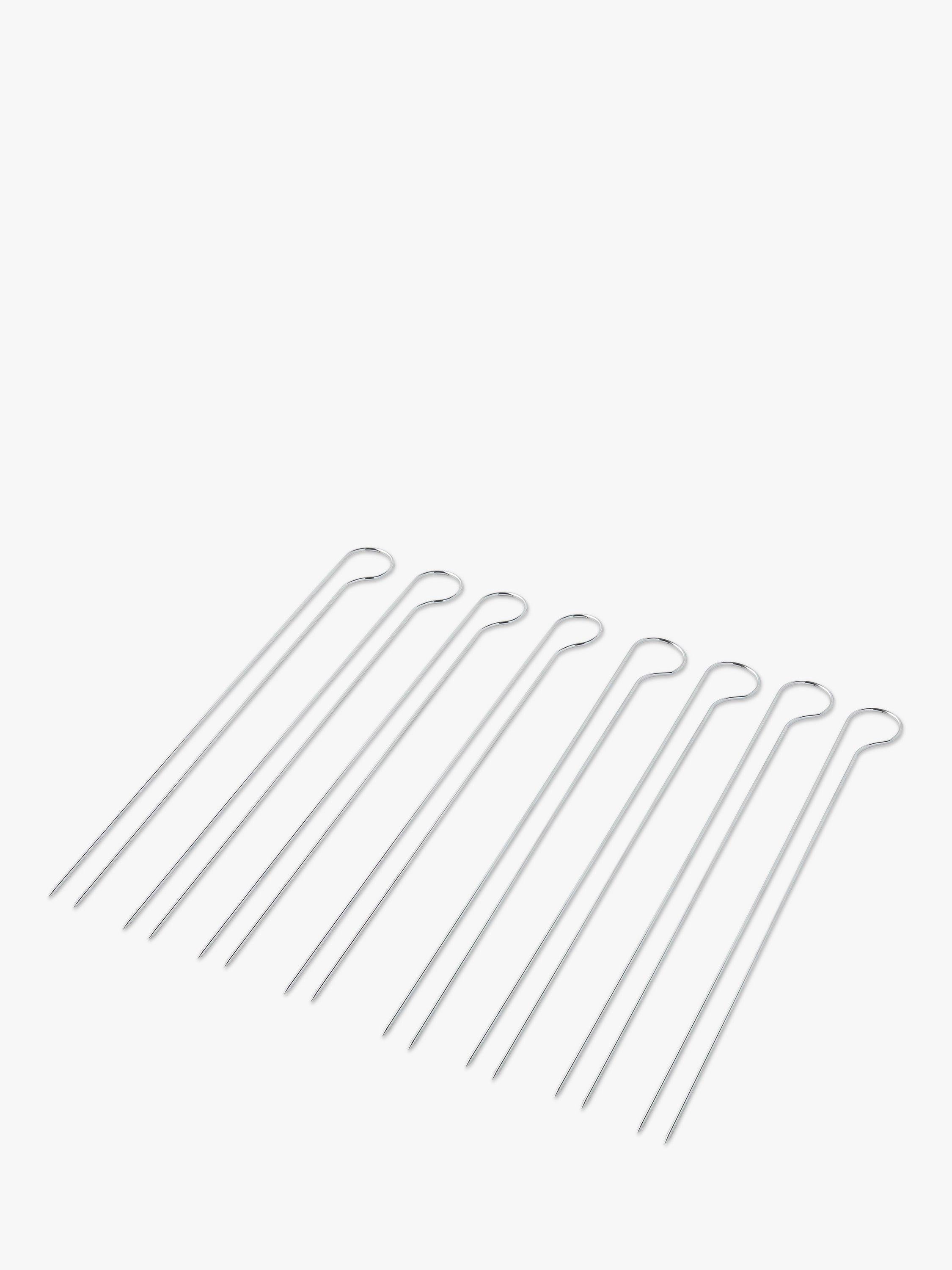 Weber steel BBQ skewer set 8 piece, imported from the UK