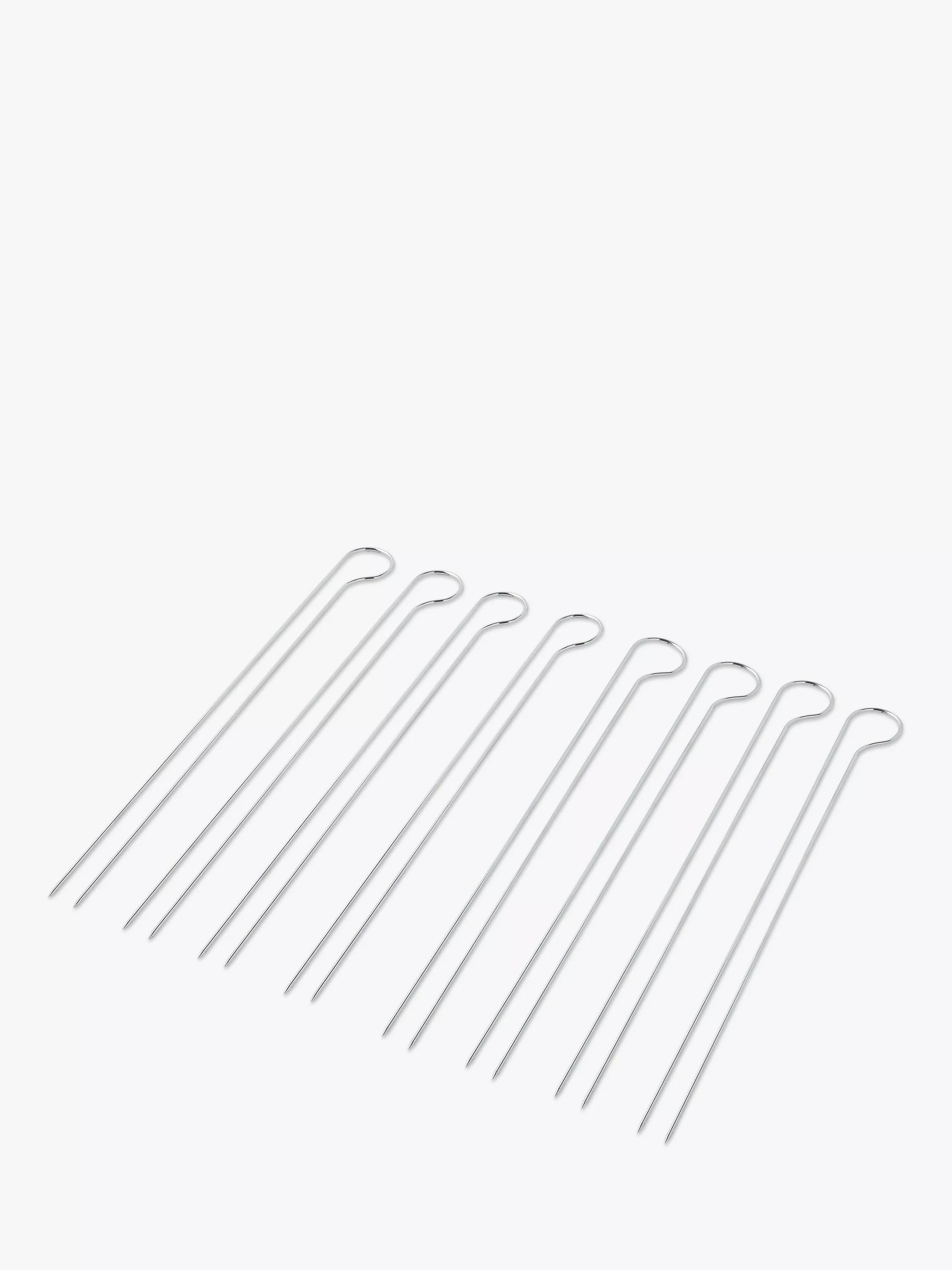 Weber steel BBQ skewer set 8 piece, imported from the UK