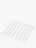 Weber steel BBQ skewer set 8 piece, imported from the UK