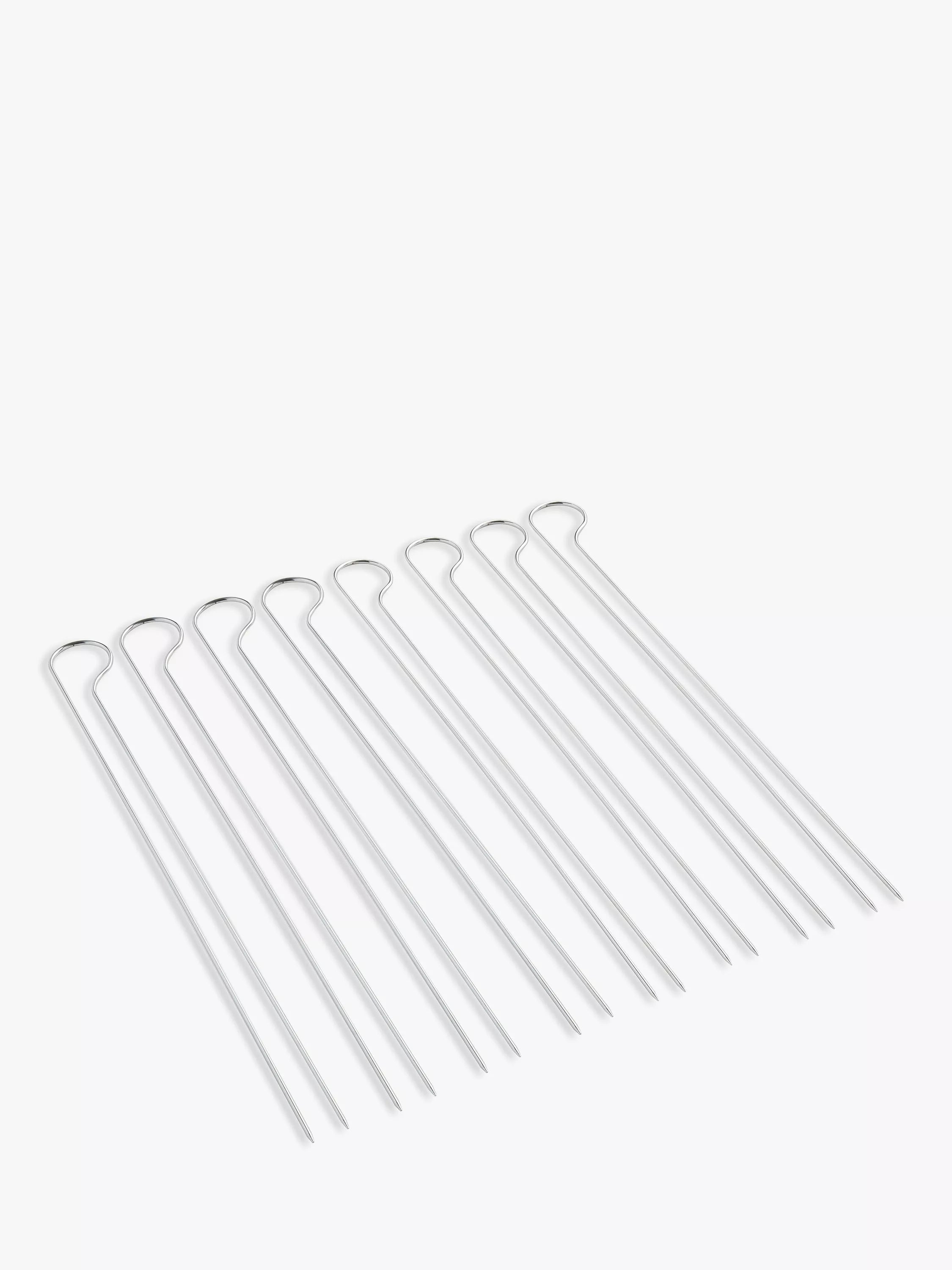 Weber steel BBQ skewer set 8 piece, imported from the UK