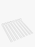 Weber steel BBQ skewer set 8 piece, imported from the UK