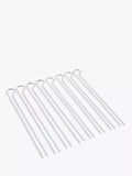 Weber steel BBQ skewer set 8 piece, imported from the UK
