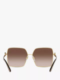 Dolce & Gabbana gold square sunglasses polycarbonate lenses (British brand)