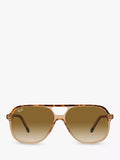 Ray-Ban square sunglasses Havana Brown Gradient, UK version