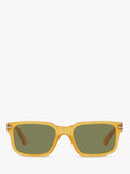 Persol PO3272S rectangular sunglasses honey green frame, imported from the UK