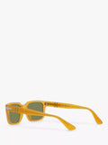Persol PO3272S rectangular sunglasses honey green frame, imported from the UK