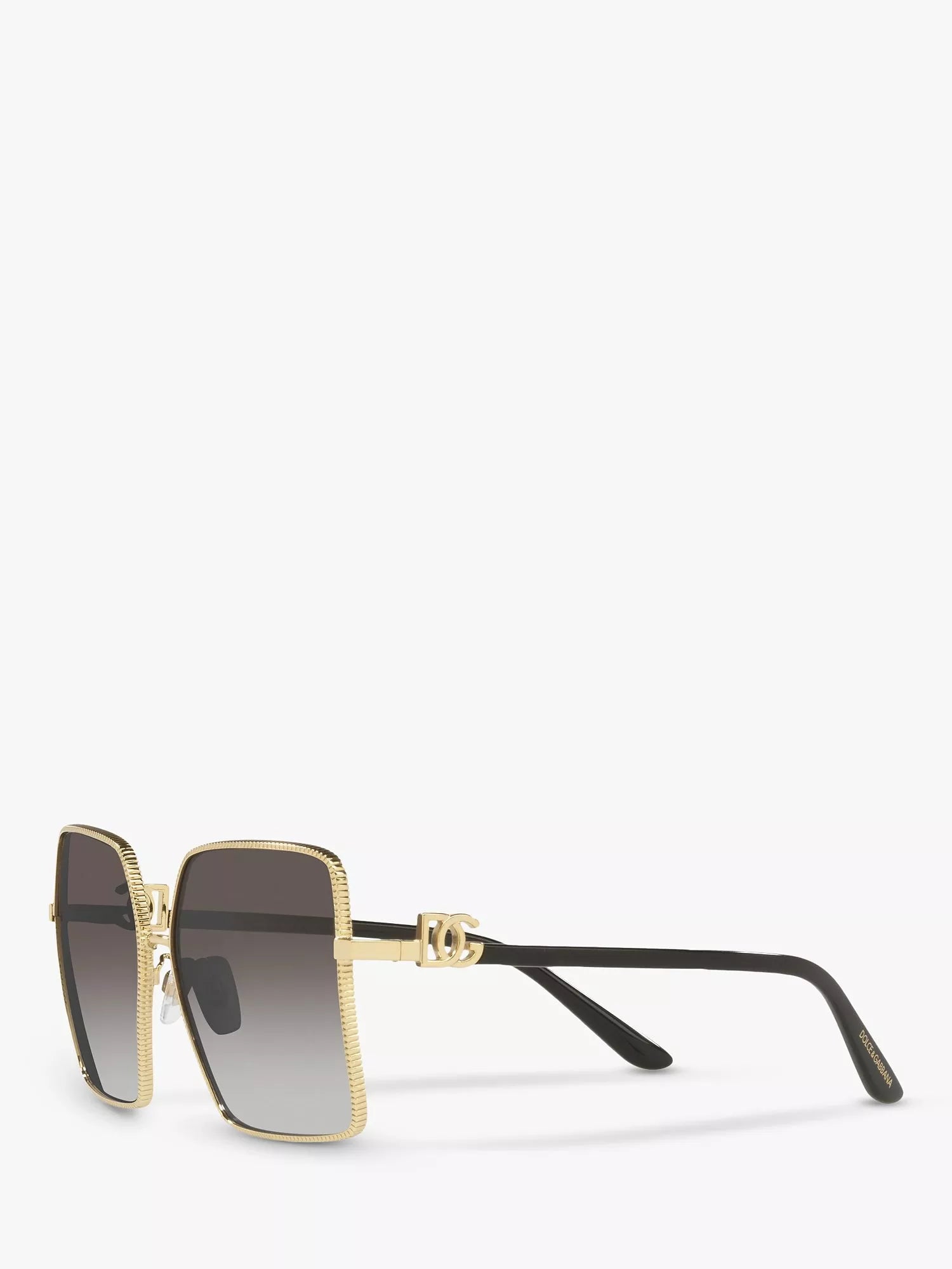Dolce & Gabbana square sunglasses gold/grey - British product