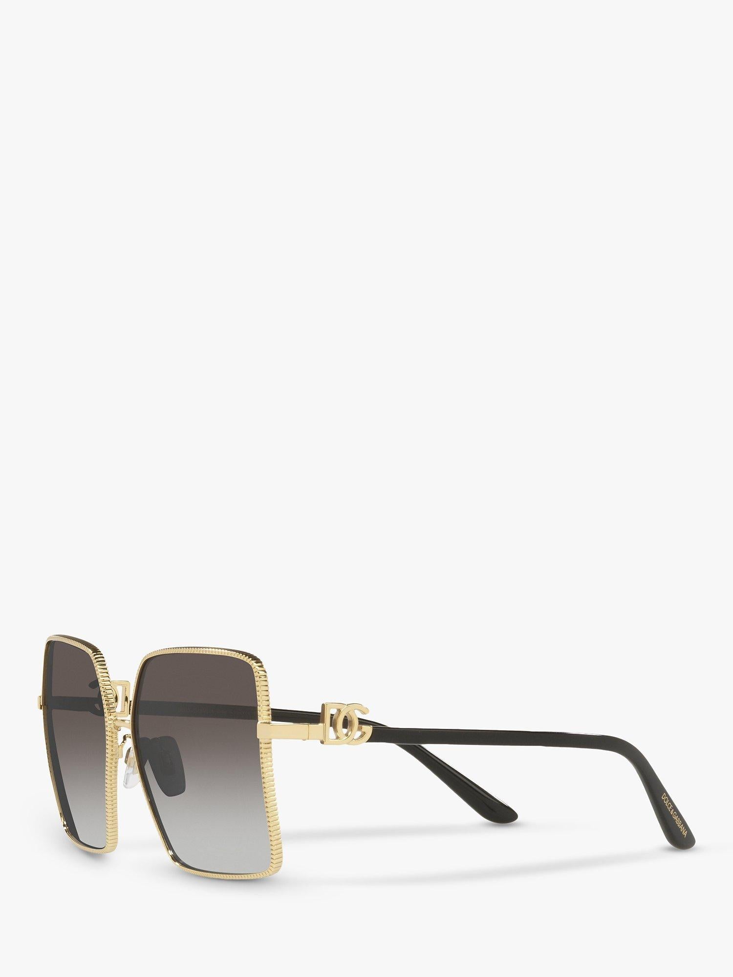 Dolce & Gabbana square sunglasses gold/grey - British product