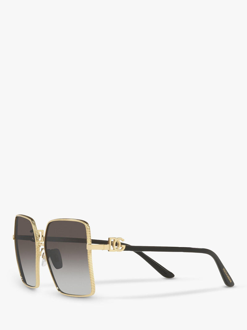 Dolce & Gabbana square sunglasses gold/grey - British product