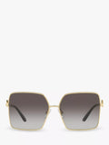 Dolce & Gabbana square sunglasses gold/grey - British product