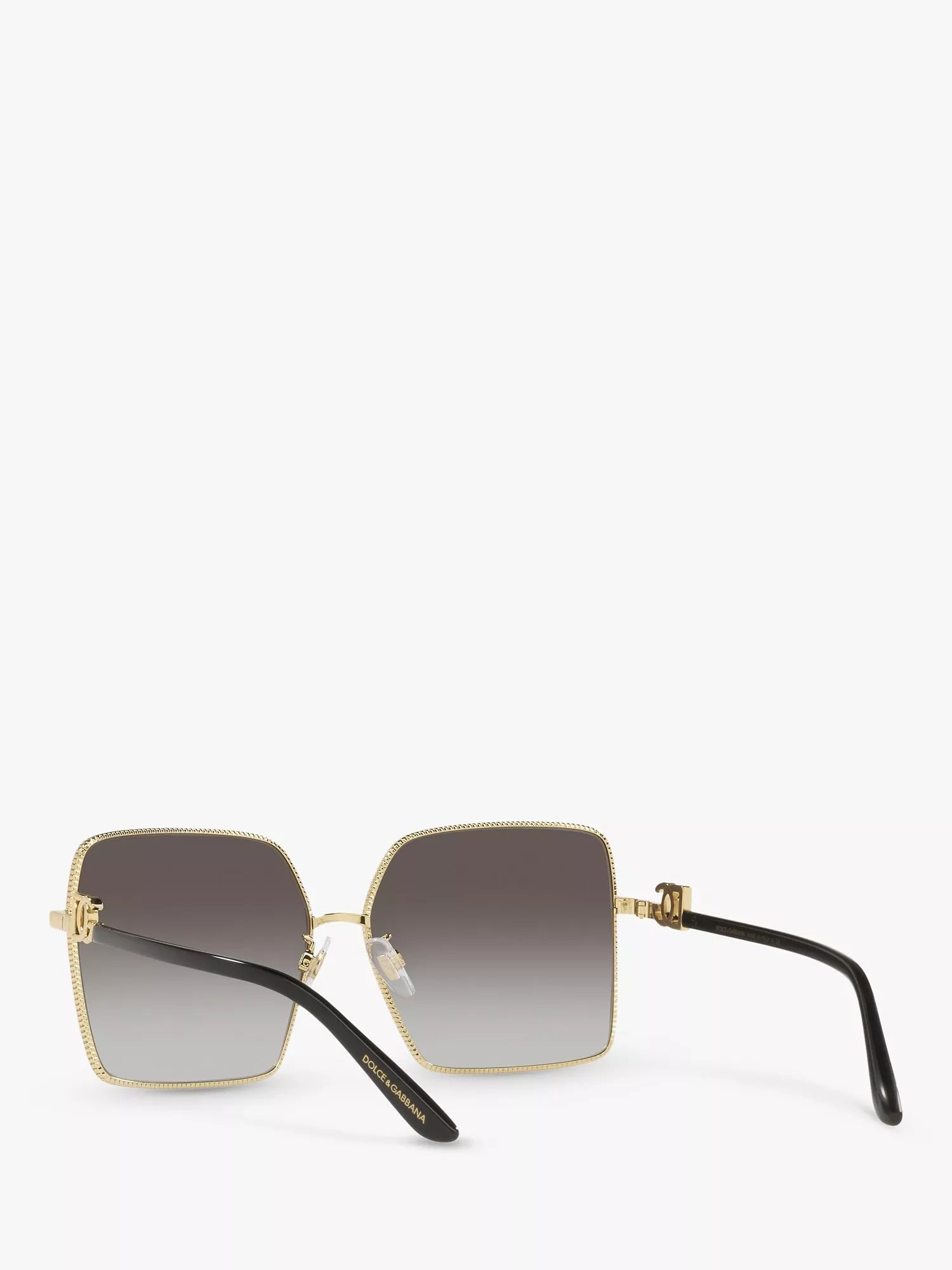 Dolce & Gabbana square sunglasses gold/grey - British product