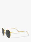 Ray-Ban RB3447 polarised round metal sunglasses gold/black - British product