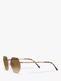 Ray-Ban Jack polarised hexagonal sunglasses medium (British brand)