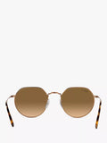 Ray-Ban Jack polarised hexagonal sunglasses medium (British brand)