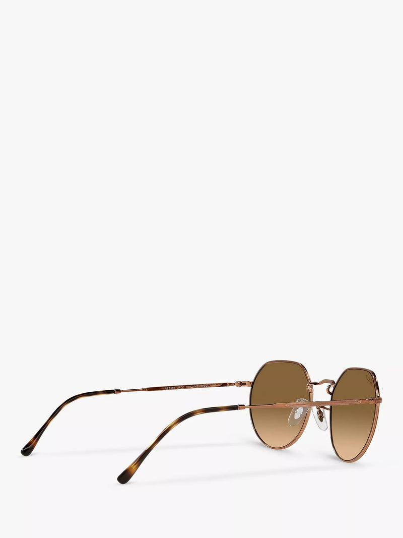 Ray-Ban Jack polarised hexagonal sunglasses medium (British brand)