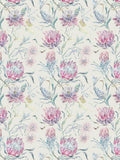 Voyage Moorehaven thistle dragonfly furnishing fabric on cotton linen (British brand)