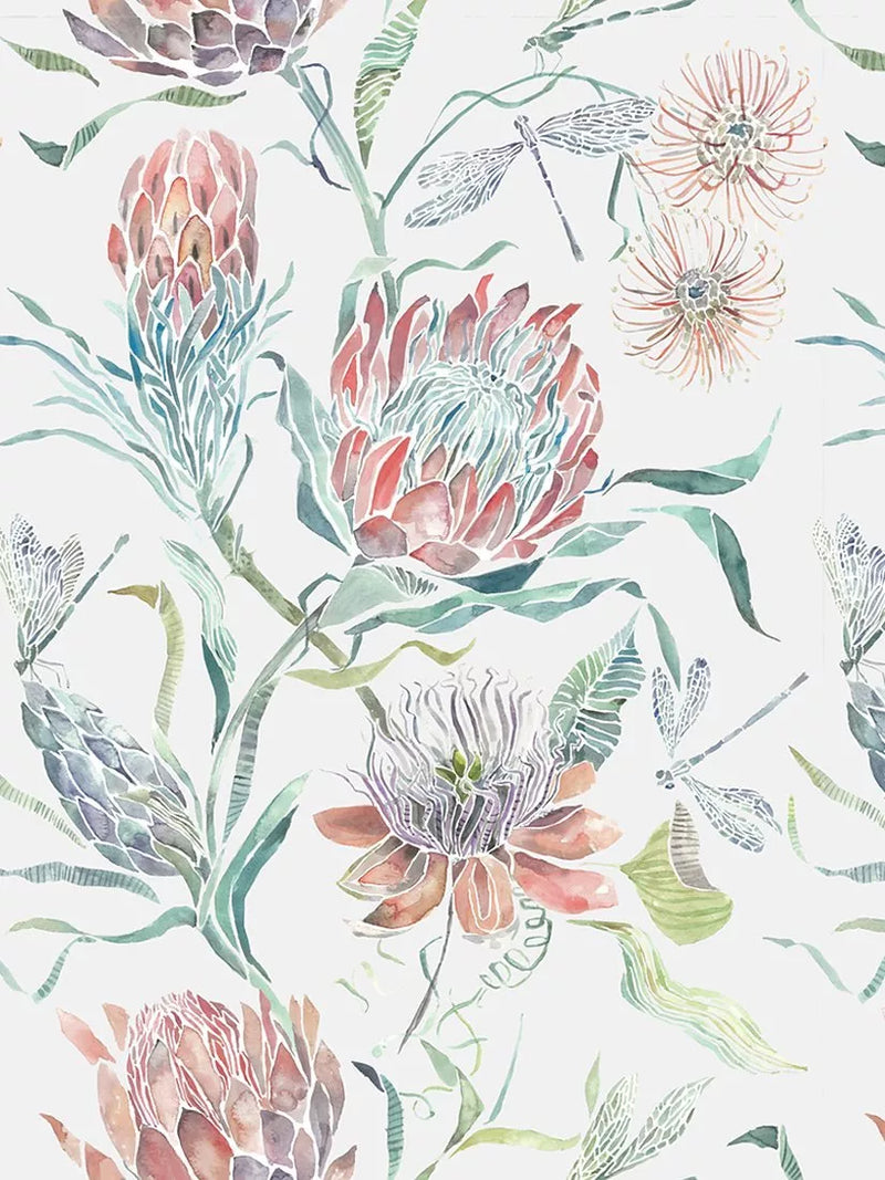 Voyage Moorehaven Thistle Floral Furnishing Fabric 140cm Wide