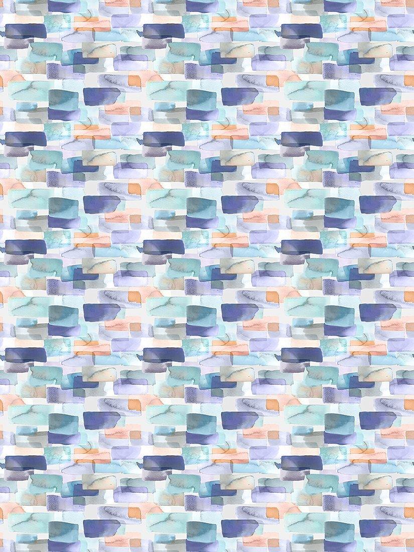 Voyage Kampala abstract watercolour furnishing fabric, imported from the UK