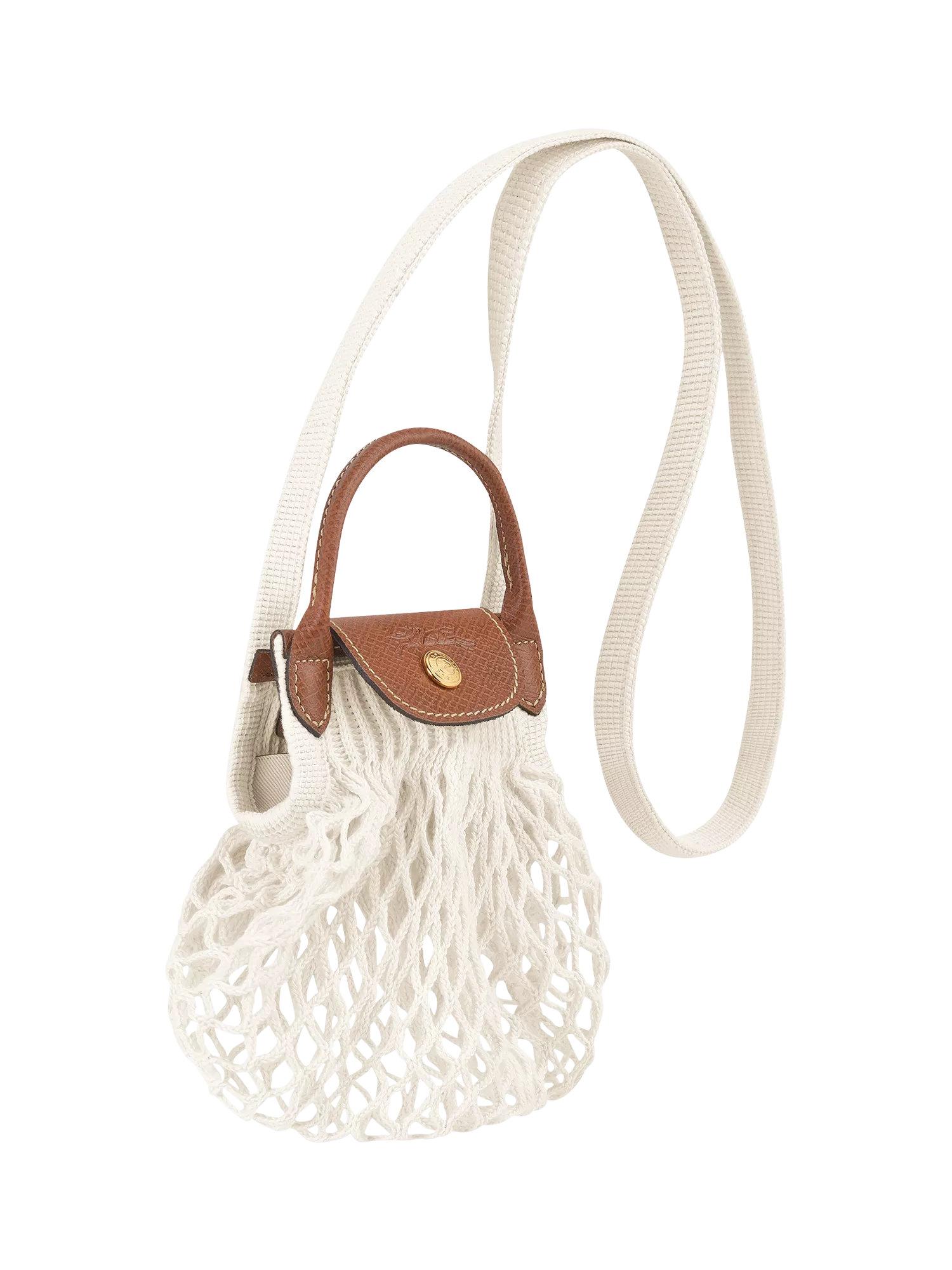 Longchamp Le Pliage Filet mini mesh bag, UK version
