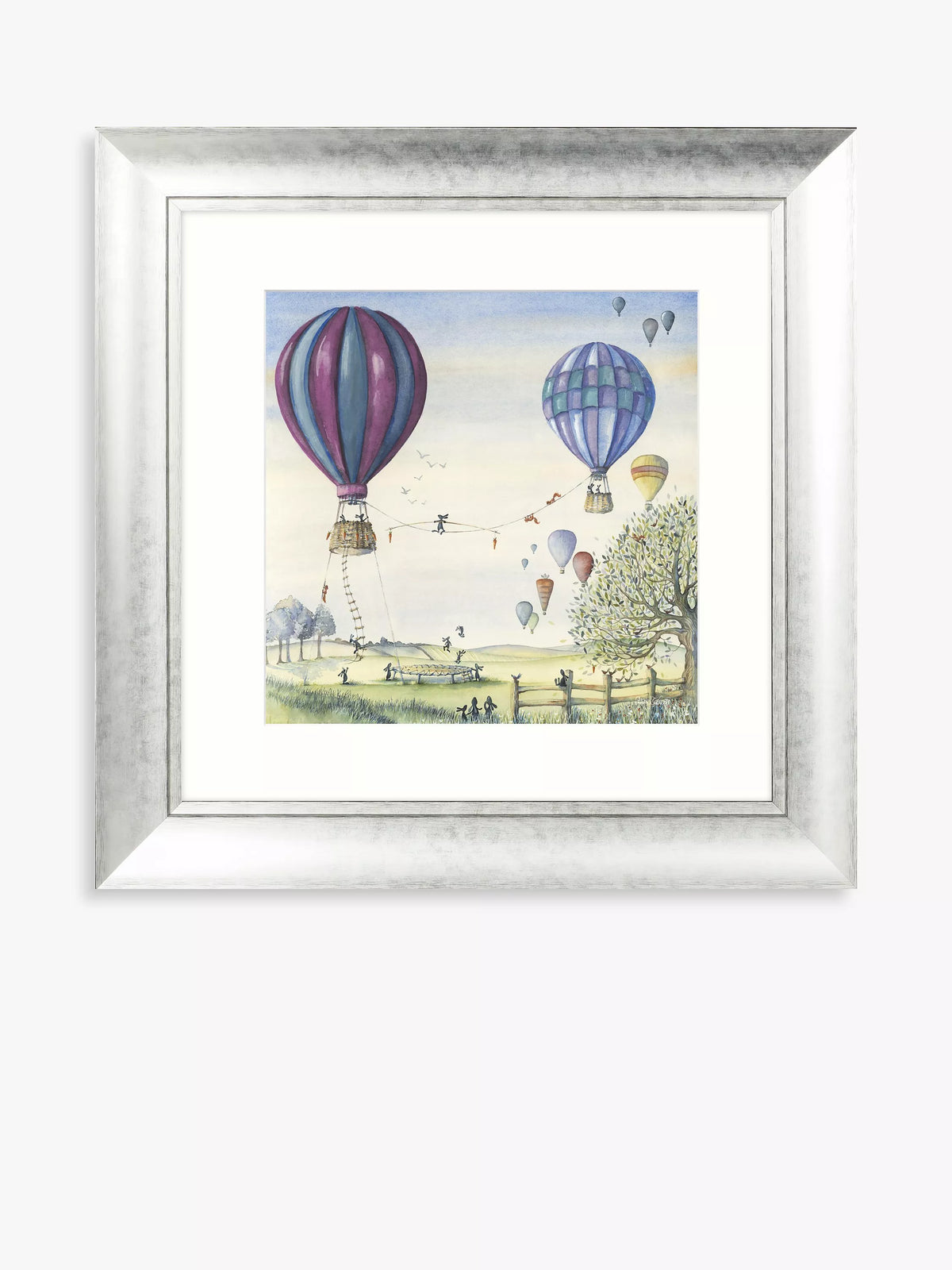 John Lewis Catherine Stephenson embellished framed print 62x62cm - British product