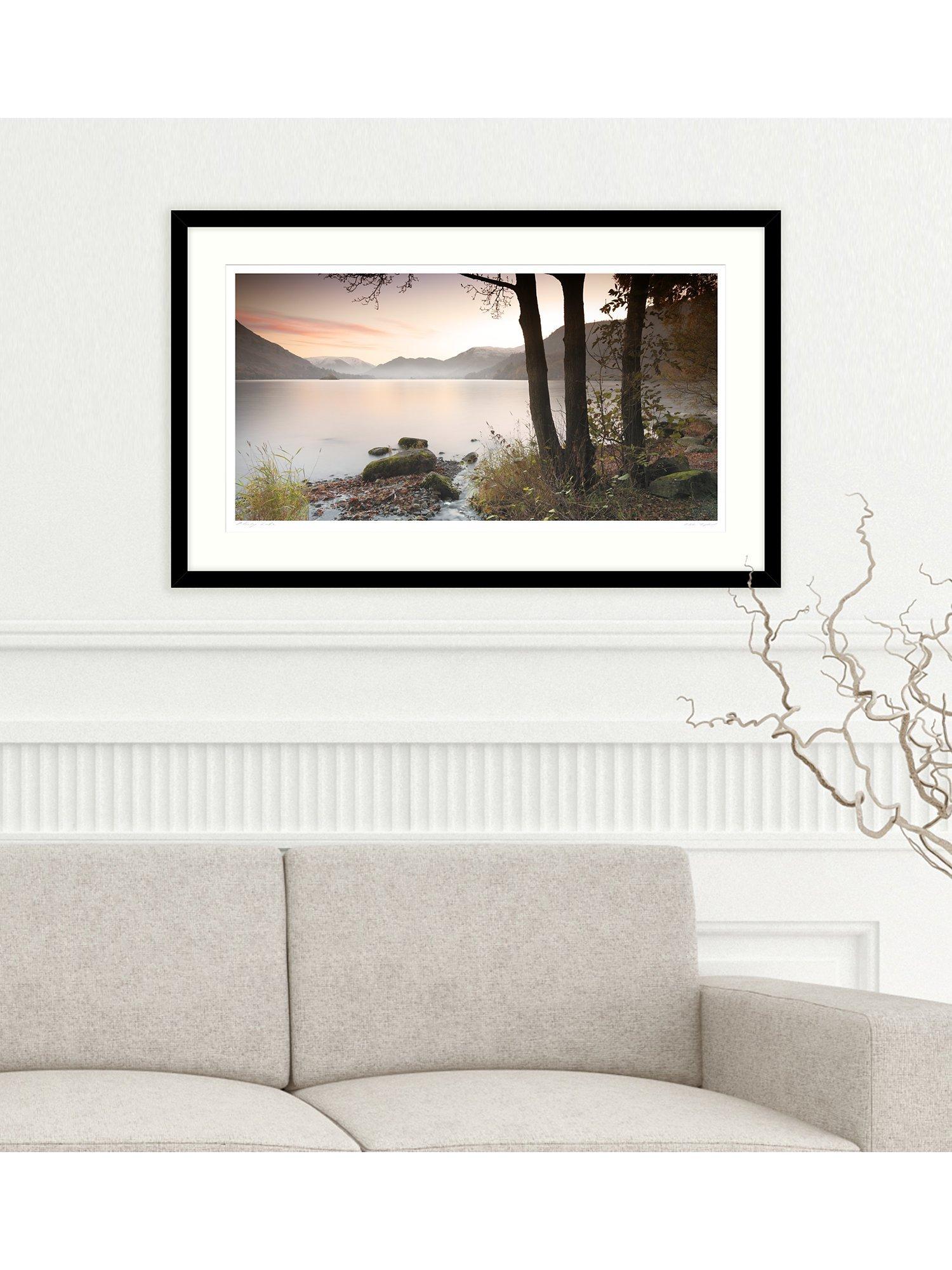 John Lewis Misty Lake framed print 64.5 x 104.5cm, UK version